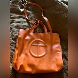 Telfar Medium Shopping Bag, Orange